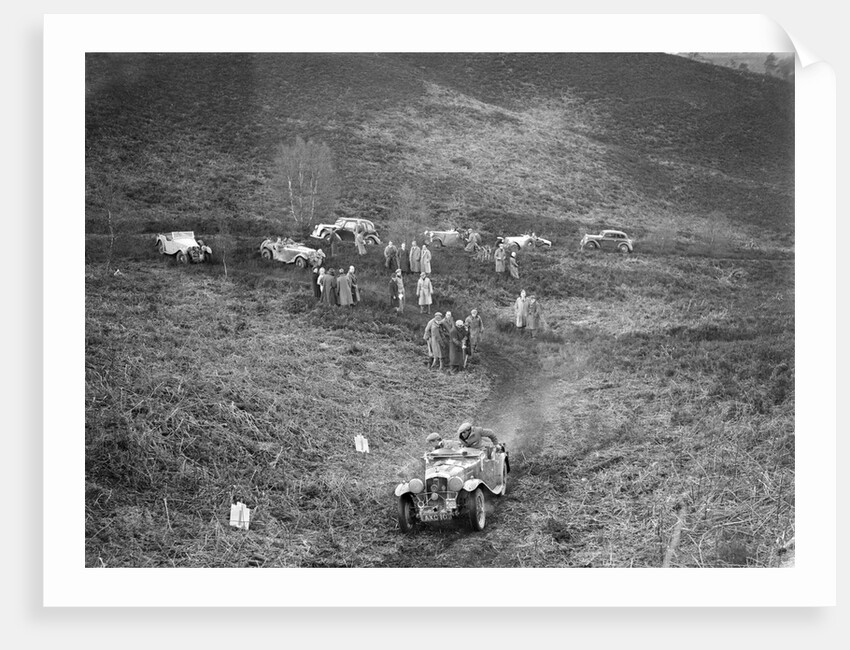 1933 Wolseley Hornet 2-seater sports taking part in a motoring trial, late 1930s by Bill Brunell