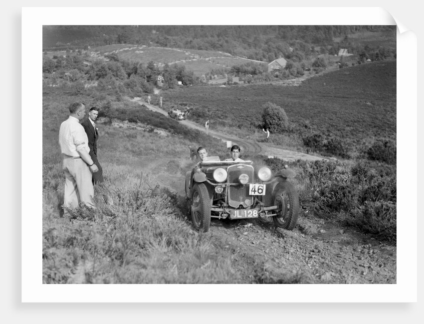 1932 Frazer-Nash TT replica taking part in the NWLMC Lawrence Cup Trial, 1937 by Bill Brunell