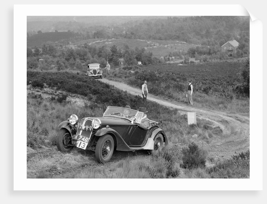 1935 Frazer-Nash BMW 315/40 taking part in the NWLMC Lawrence Cup Trial, 1937 by Bill Brunell