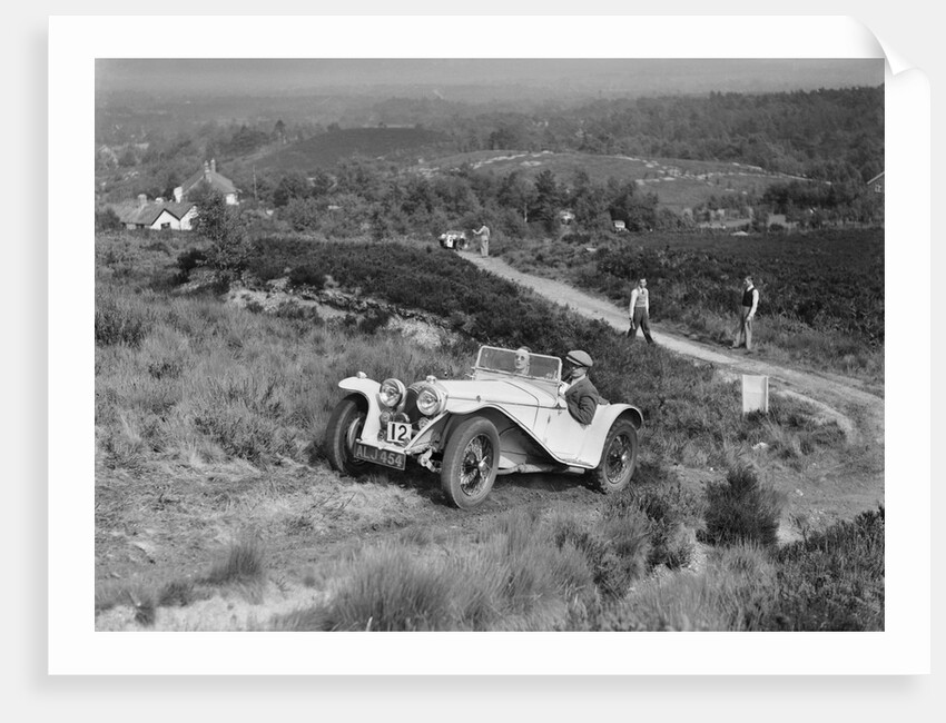 1935 Riley Imp 2-seater sports taking part in the NWLMC Lawrence Cup Trial, 1937 by Bill Brunell