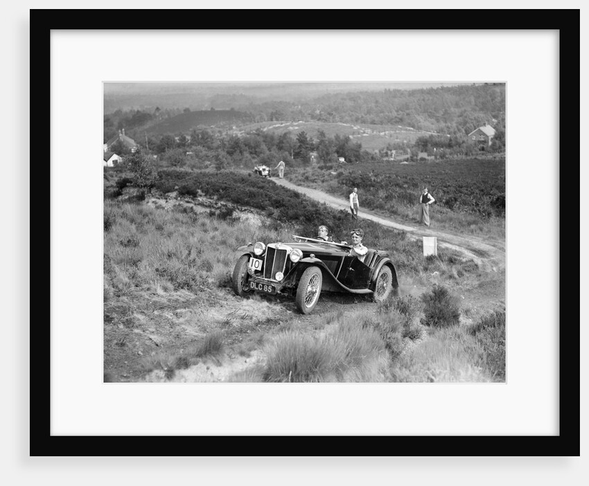 1936 MG TA taking part in the NWLMC Lawrence Cup Trial, 1937 by Bill Brunell