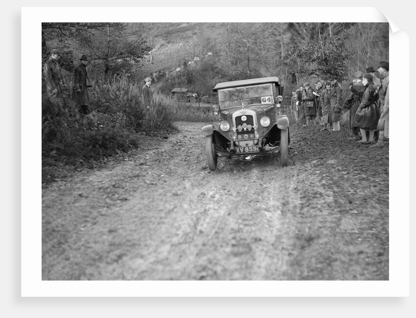 1928 Austin 12/4 4-seater tourer taking part in the Inter-Varsity Trial, 1930 by Bill Brunell