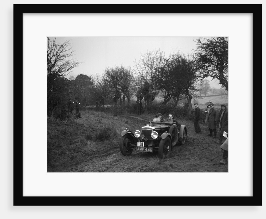 Frazer-Nash of JD Greaves at the Sunbac Colmore Trial, near Winchcombe, Gloucestershire, 1934 by Bill Brunell