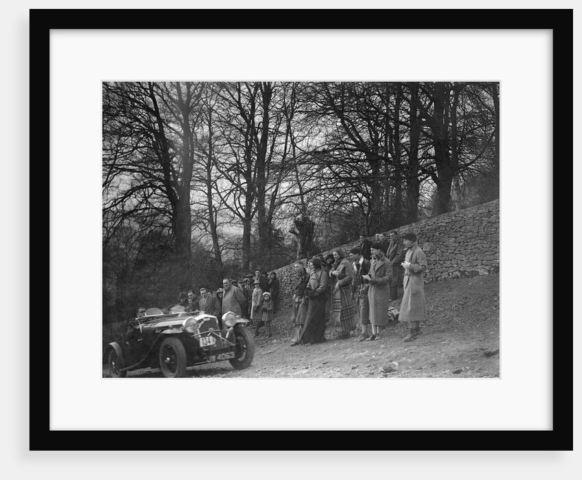 Wolseley Hornet of HK Crawford on Nailsworth Ladder, Sunbac Colmore Trial, Gloucestershire, 1934 by Bill Brunell