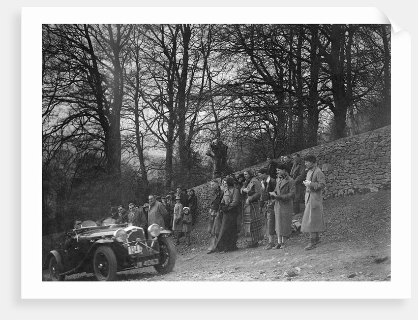 Wolseley Hornet of HK Crawford on Nailsworth Ladder, Sunbac Colmore Trial, Gloucestershire, 1934 by Bill Brunell