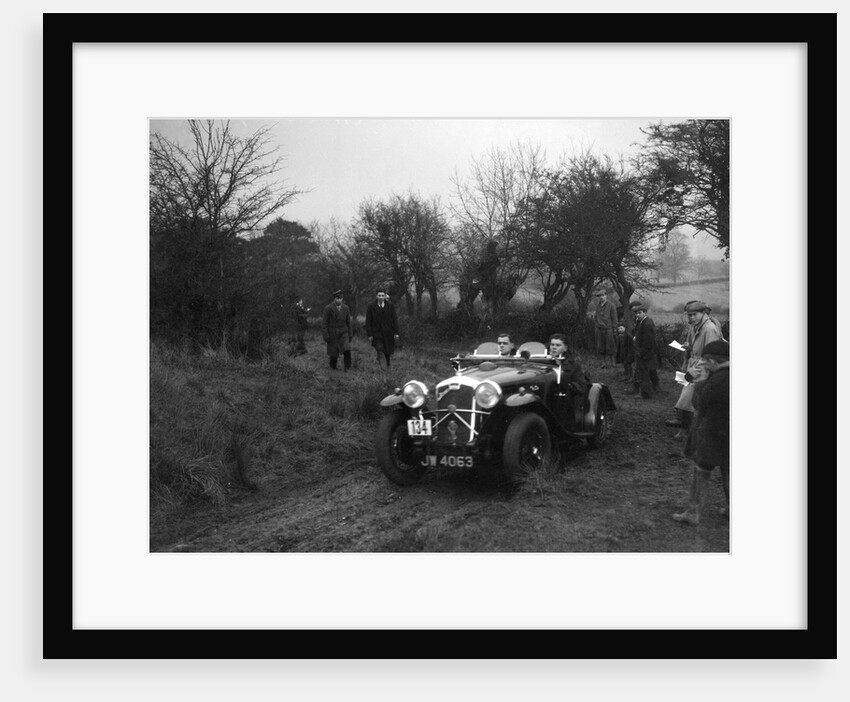 Wolseley Hornet of HK Crawford at the Sunbac Colmore Trial, near Winchcombe, Gloucestershire, 1934 by Bill Brunell