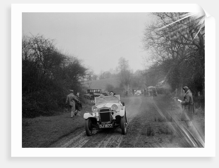 Frazer-Nash Boulogne of RS Langford, Sunbac Colmore Trial, near Winchcombe, Gloucestershire, 1934 by Bill Brunell