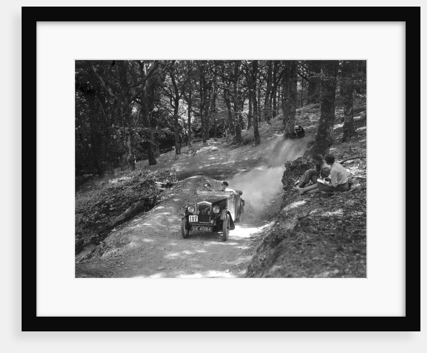 Wolseley Hornet McEvoy Special, B&HMC Brighton-Beer Trial, Fingle Bridge Hill, Devon, 1934 by Bill Brunell