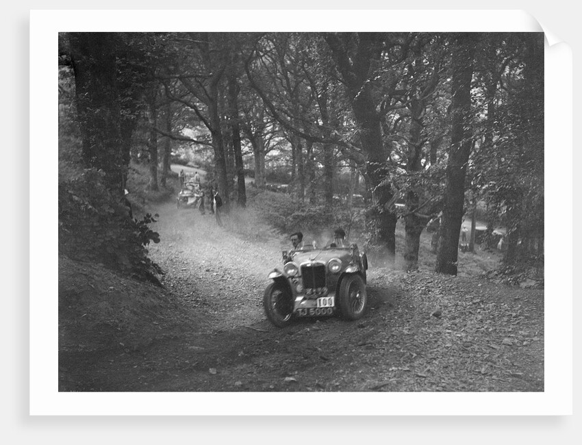 Cream Cracker Team MG PA of JM Toulmin, winner of the B&HMC Brighton-Beer Trial, 1934 by Bill Brunell