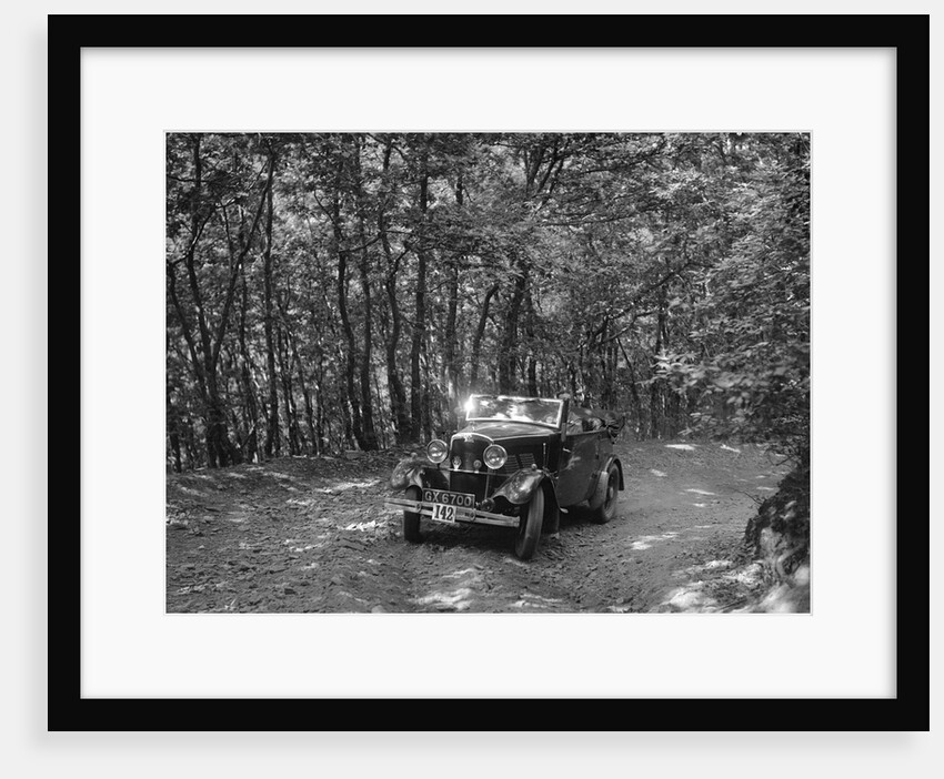 Crossley of CR Simnett competing in the B&HMC Brighton-Beer Trial, Fingle Bridge Hill, Devon, 1934 by Bill Brunell