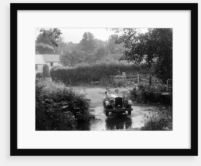 Wolseley competing in the B&HMC Brighton-Beer Trial, Windout Lane, near Dunsford, Devon, 1934 by Bill Brunell