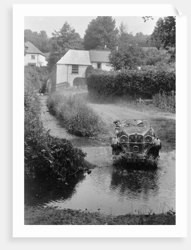 Singer competing in the B&HMC Brighton-Beer Trial, Windout Lane, near Dunsford, Devon, 1934 by Bill Brunell
