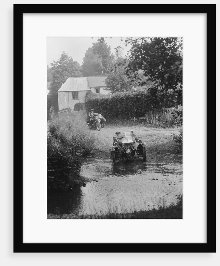 Morgan 3-wheeler, B&HMC Brighton-Beer Trial, Windout Lane, near Dunsford, Devon, 1934 by Bill Brunell