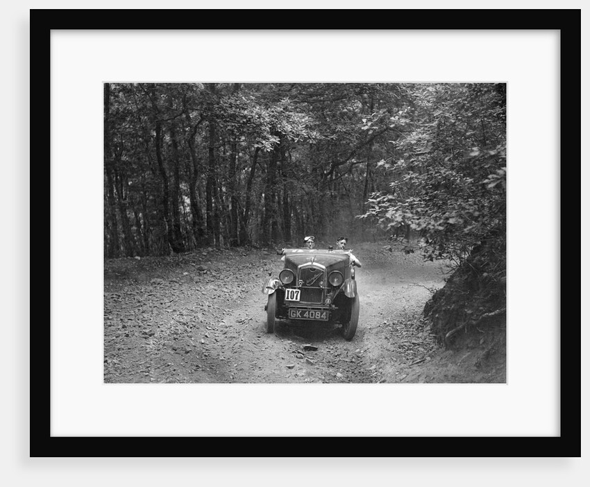 Wolseley Hornet McEvoy Special, B&HMC Brighton-Beer Trial, Fingle Bridge Hill, Devon, 1934 by Bill Brunell