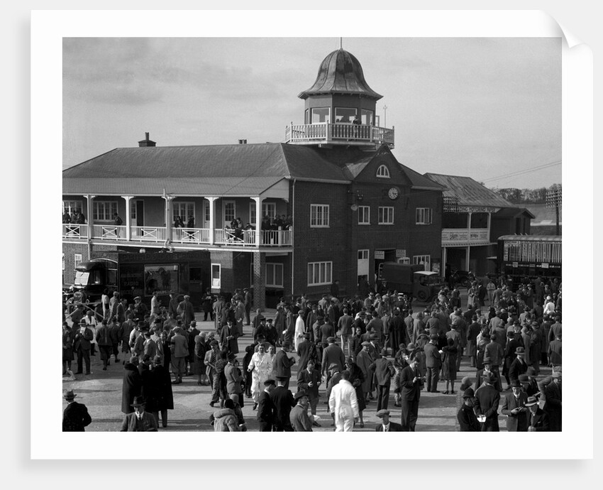BARC race meeting, Brooklands, 1930 by Bill Brunell