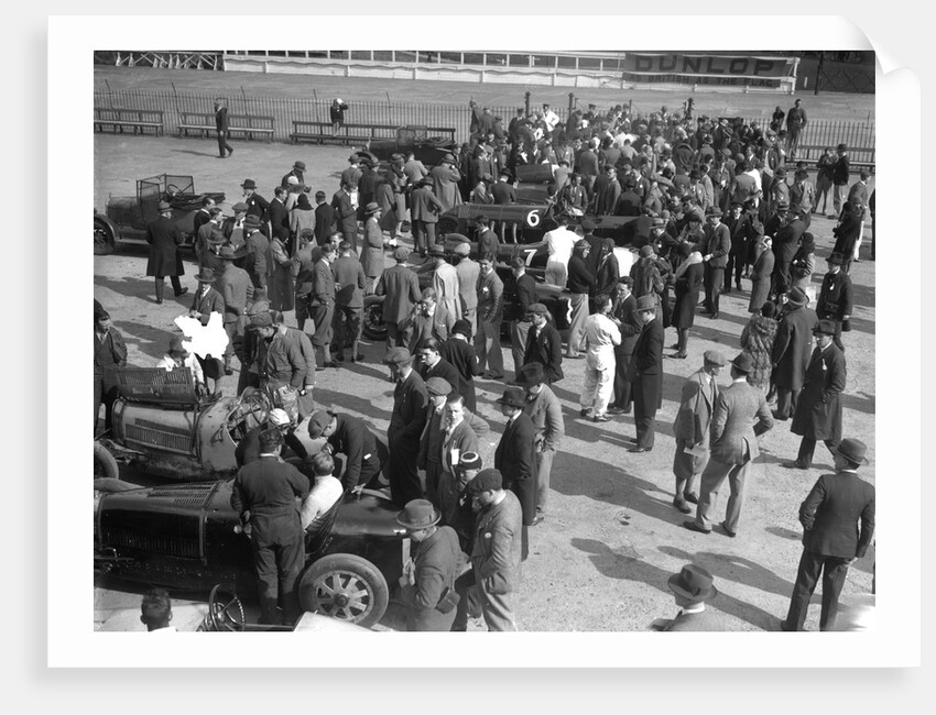 BARC meeting, Brooklands, 1930 by Bill Brunell