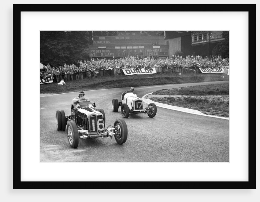 ERAs of Raymond Mays and AC Dobson, Imperial Trophy, Crystal Palace, 1939 by Bill Brunell
