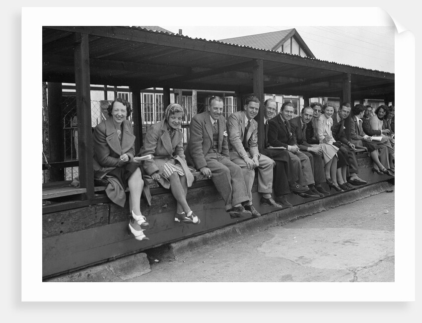 BARC race meeting, Brooklands, 1930 by Bill Brunell