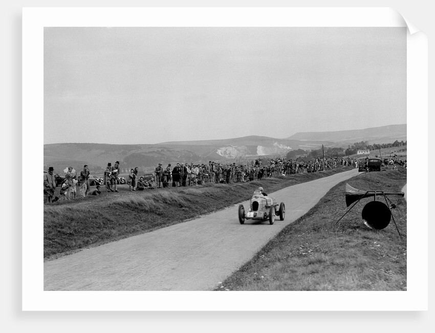 MG of Denis Evans competing at the Lewes Speed Trials, Sussex, 1938 by Bill Brunell