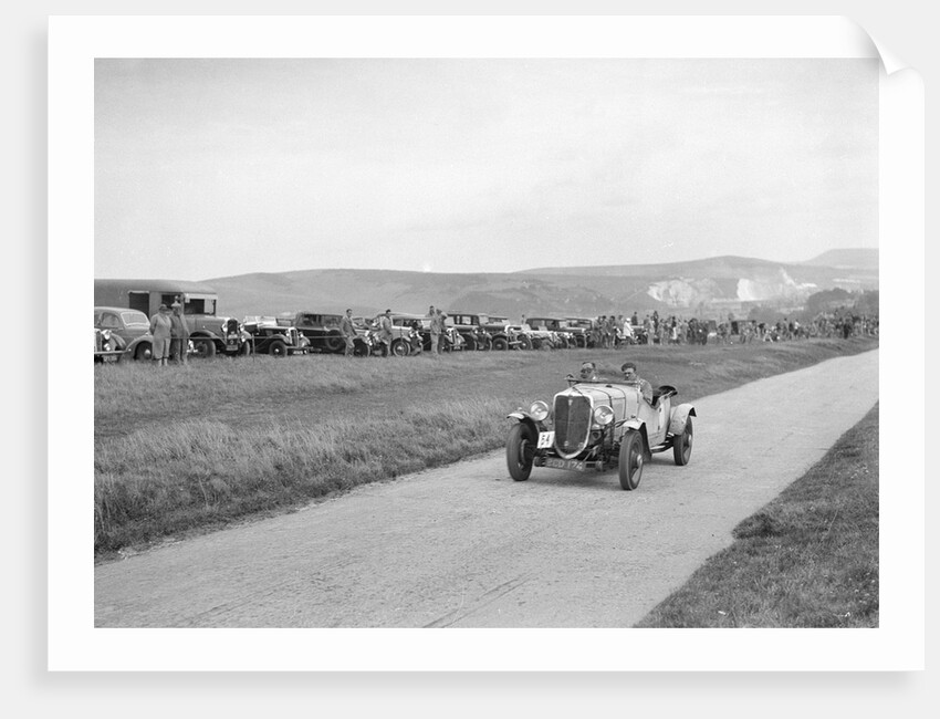 Ford V8 open tourer of GJC Matthews competing at the Lewes Speed Trials, Sussex, 1938 by Bill Brunell