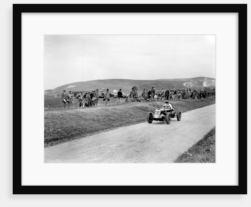 MG R type of GH Symonds competing at the Lewes Speed Trials, Sussex, 1938 by Bill Brunell
