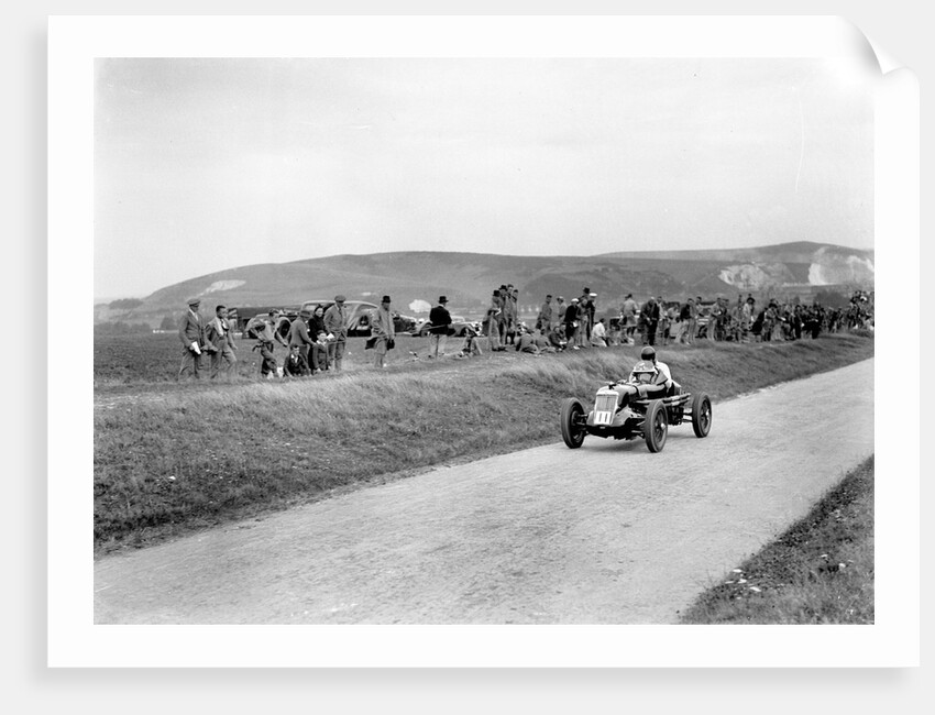 MG R type of GH Symonds competing at the Lewes Speed Trials, Sussex, 1938 by Bill Brunell