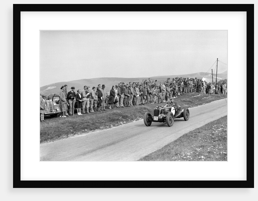 MG R type of Sir Clive Edwards competing at the Lewes Speed Trials, Sussex, 1938 by Bill Brunell