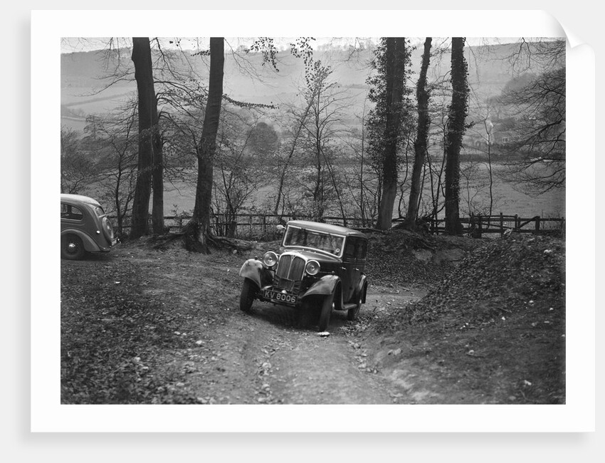 1934 Rover 10 at the Standard Car Owners Club Southern Counties Trial, 1938 by Bill Brunell