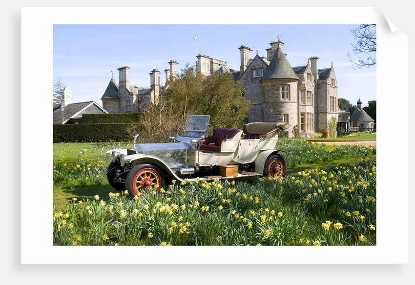 1909 Rolls Royce in front of Palace House, Beaulieu by Unknown