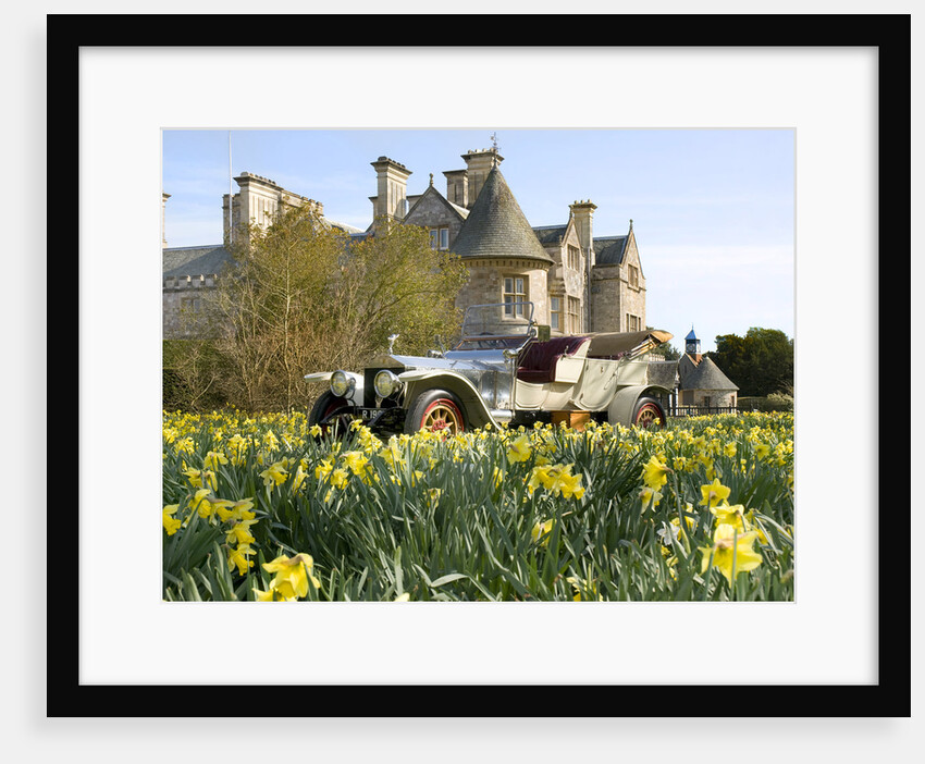 1909 Rolls Royce in front of Palace House, Beaulieu by Unknown
