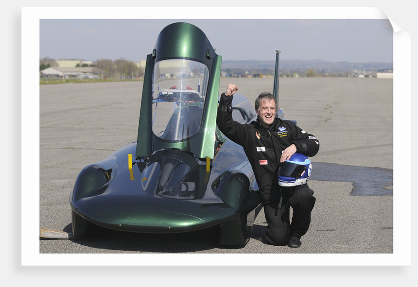 British Steam Car Challenge testing at Thorney Island by Unknown