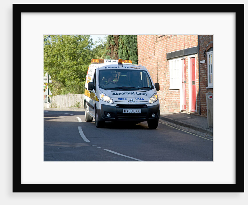 2008 Citroen van abnormal load warning vehicle by Unknown