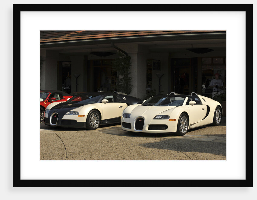 Group of Bugatti Veyron cars by Anonymous