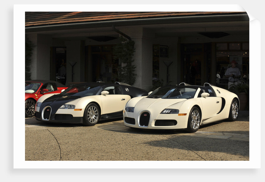Group of Bugatti Veyron cars by Anonymous