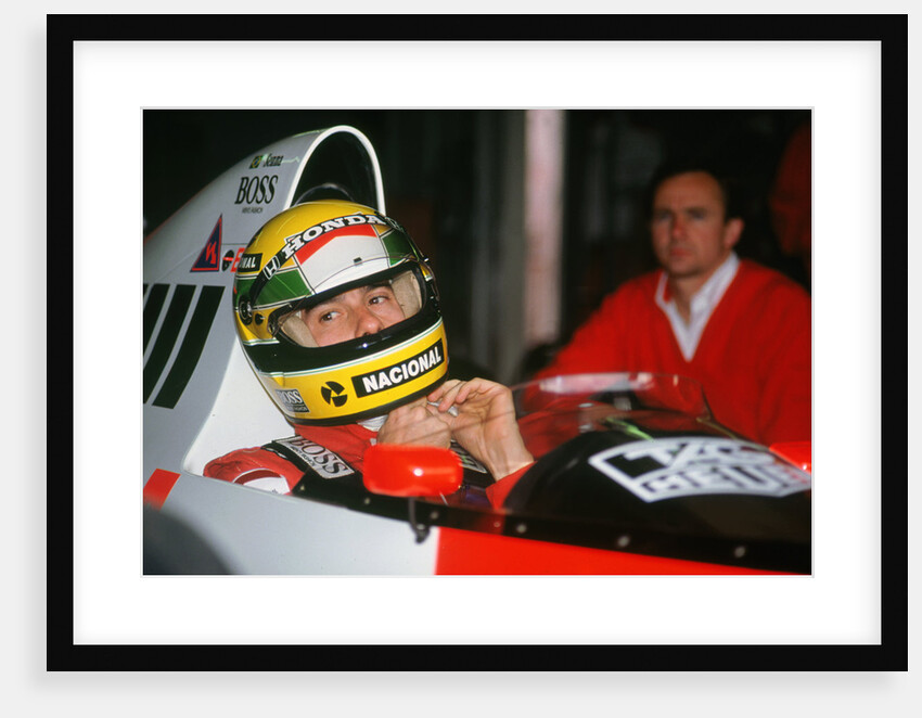 Ayrton Senna in the McLaren MP4-5 at 1989 British Grand Prix, Silverstone by Unknown