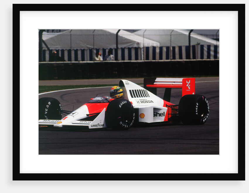 Ayrton Senna in the McLaren MP4-5 at 1989 British Grand Prix, Silverstone by Unknown