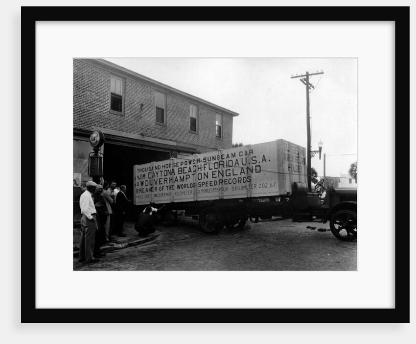 Sunbeam 1000hp World Land speed record attempt at Daytona 1927 by Unknown