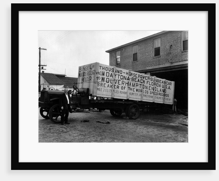 Sunbeam 1000hp World Land speed record attempt at Daytona 1927 by Unknown