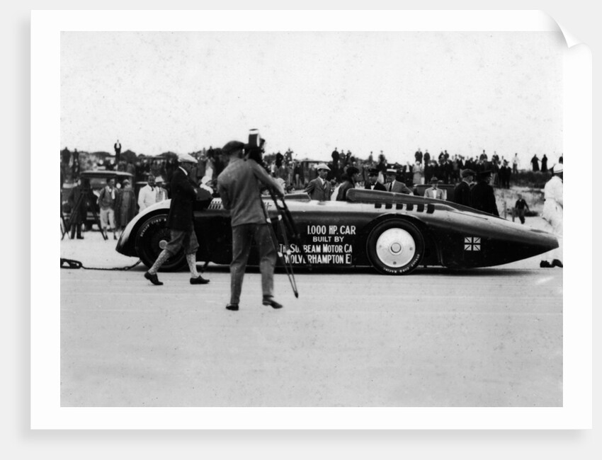 Sunbeam 1000hp World Land speed record attempt at Daytona 1927 by Unknown