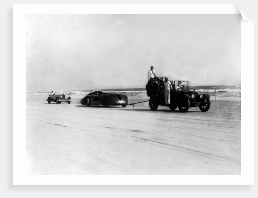 Sunbeam 1000hp World Land speed record attempt at Daytona 1927 by Unknown