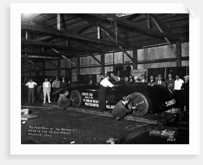 Sunbeam 1000hp World Land speed record attempt at Daytona 1927 by Unknown