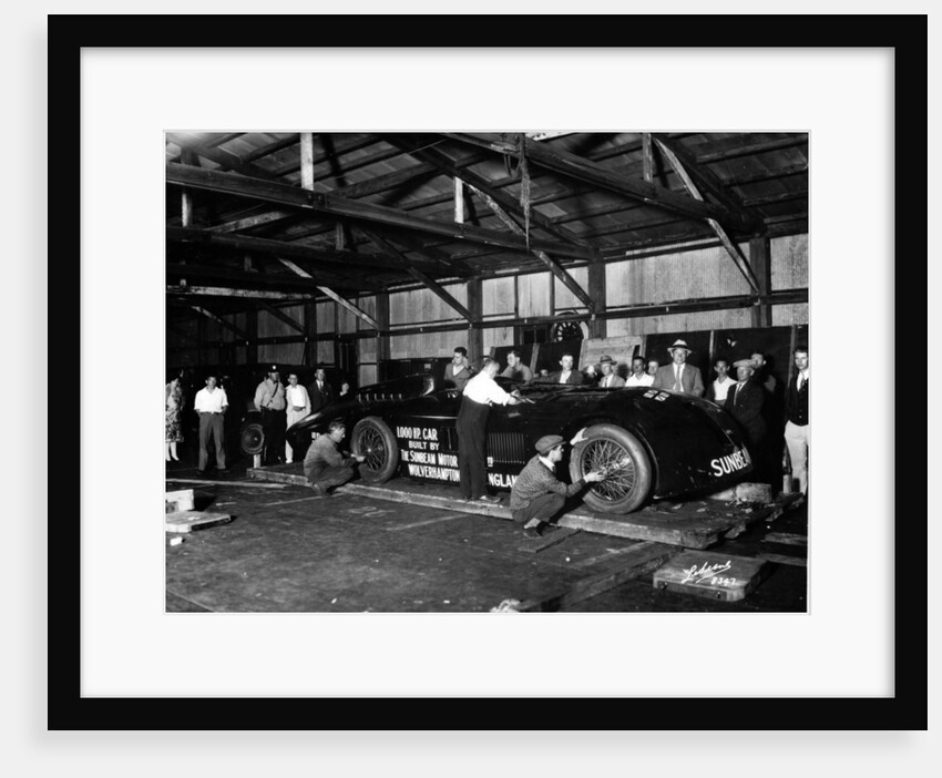 Sunbeam 1000hp World Land speed record attempt at Daytona 1927 by Unknown