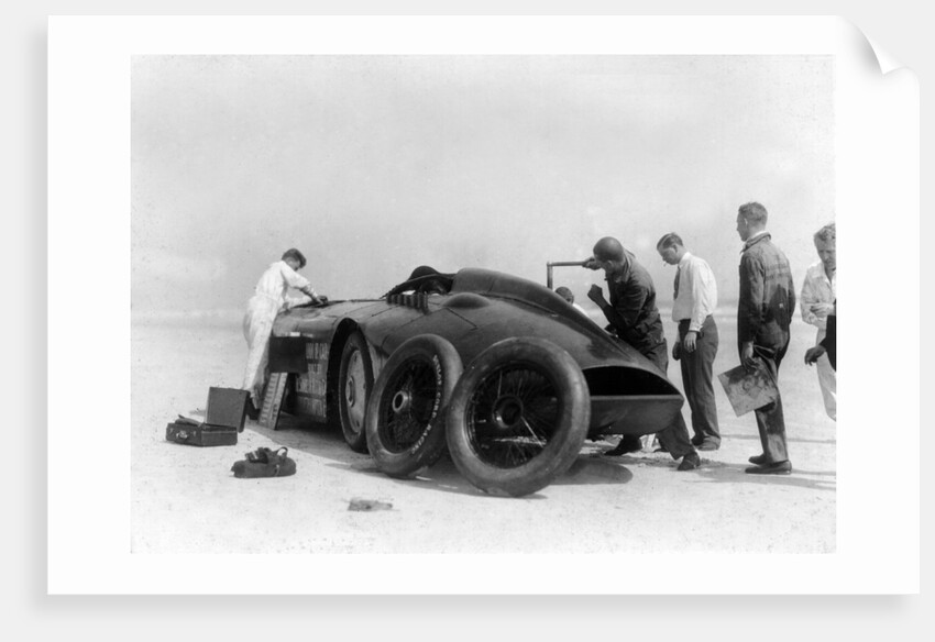 Sunbeam 1000hp World Land speed record attempt at Daytona 1927 by Unknown