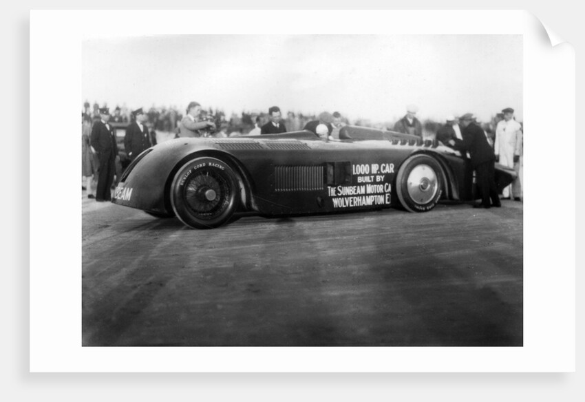 Sunbeam 1000hp World Land speed record attempt at Daytona 1927 by Unknown