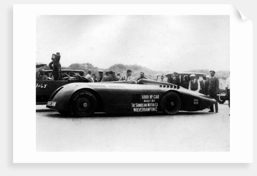Sunbeam 1000hp World Land speed record attempt at Daytona 1927 by Unknown