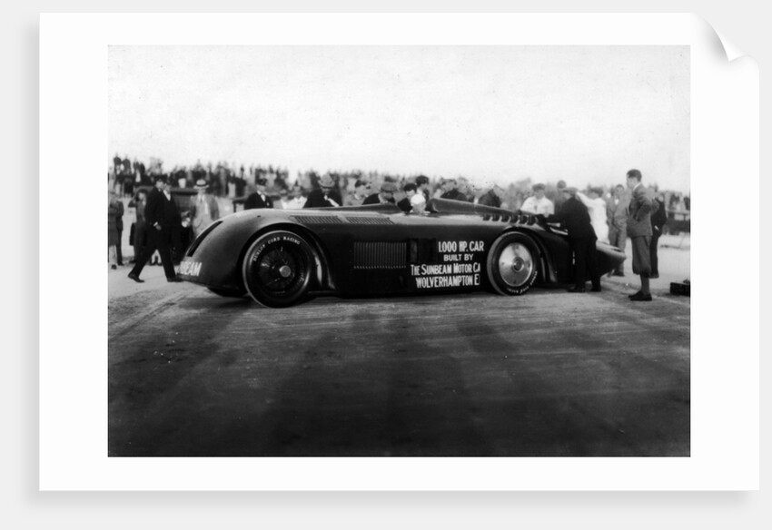 Sunbeam 1000hp World Land speed record attempt at Daytona 1927 by Unknown