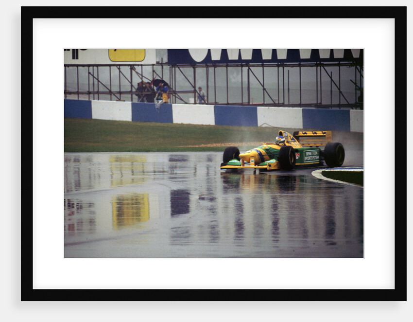 Benetton B193A Michael Schumacher  1993 Euro GP at Donington by Unknown