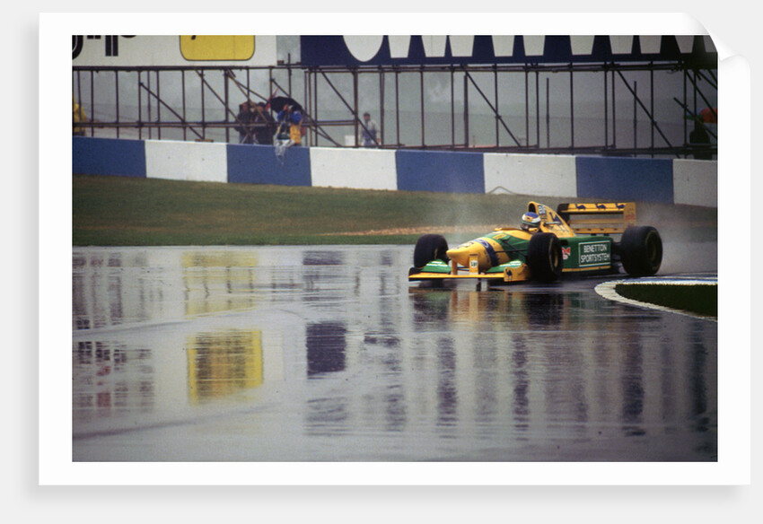 Benetton B193A Michael Schumacher  1993 Euro GP at Donington by Unknown