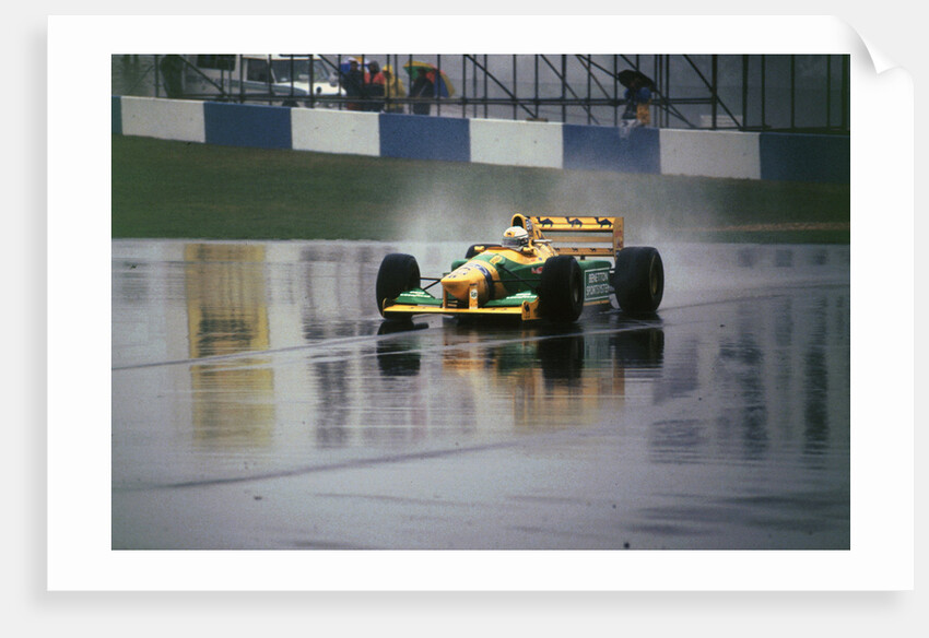 Benetton B193A Ricardo Patrese 1993 Euro GP at Donington by Unknown