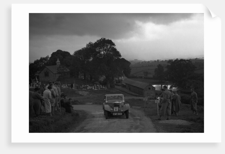 1937 Riley Lynx on Welsh rally driven by M.G.Shorey by Unknown